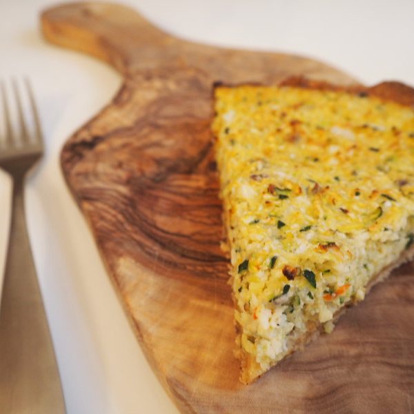 goodblog: Dreierlei vegetarische Quiche - Zucchini-Quiche
