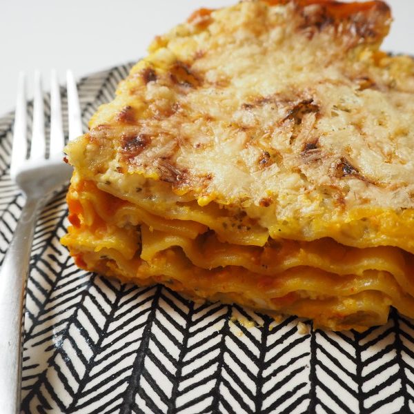 goodblog mit QimiQ: Herbstliche Kürbislasagne mit Brennnessel-Samen